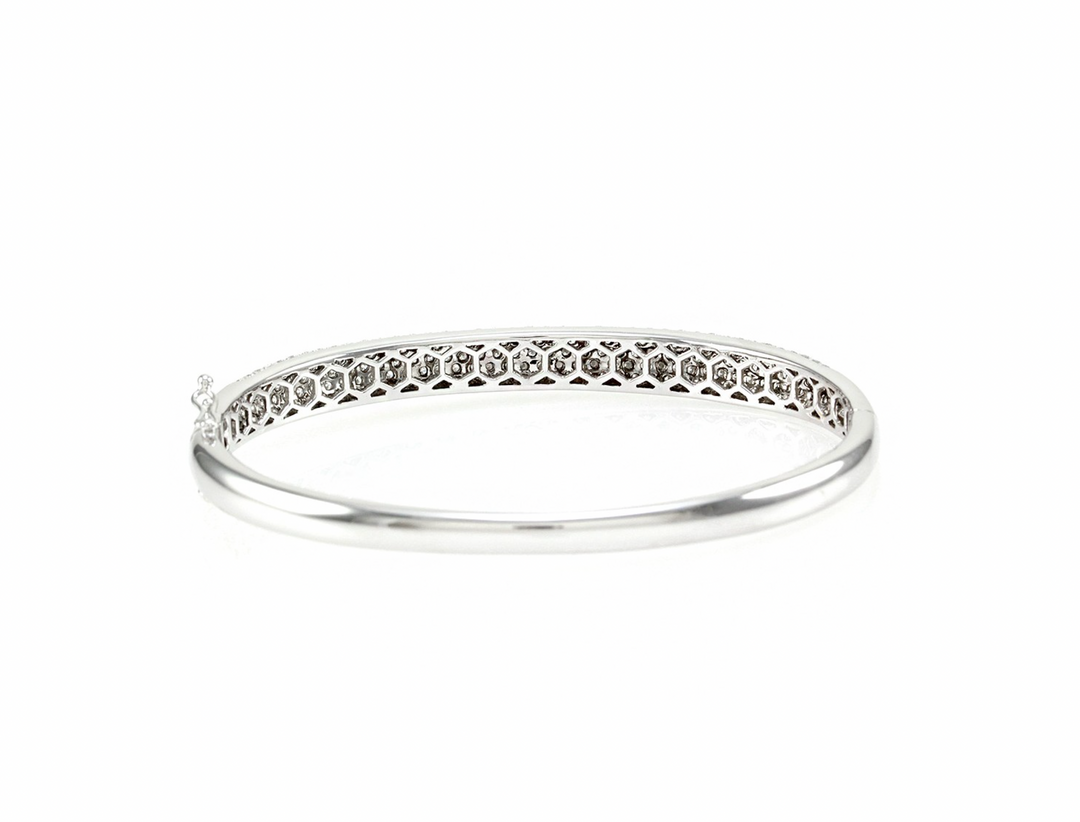 Mini Pave Diamond Bangle