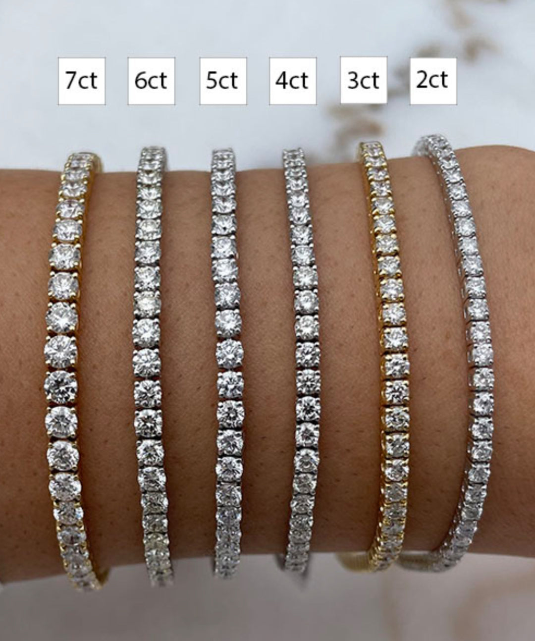 Classic Diamond Tennis Bracelet 2.65 carats
