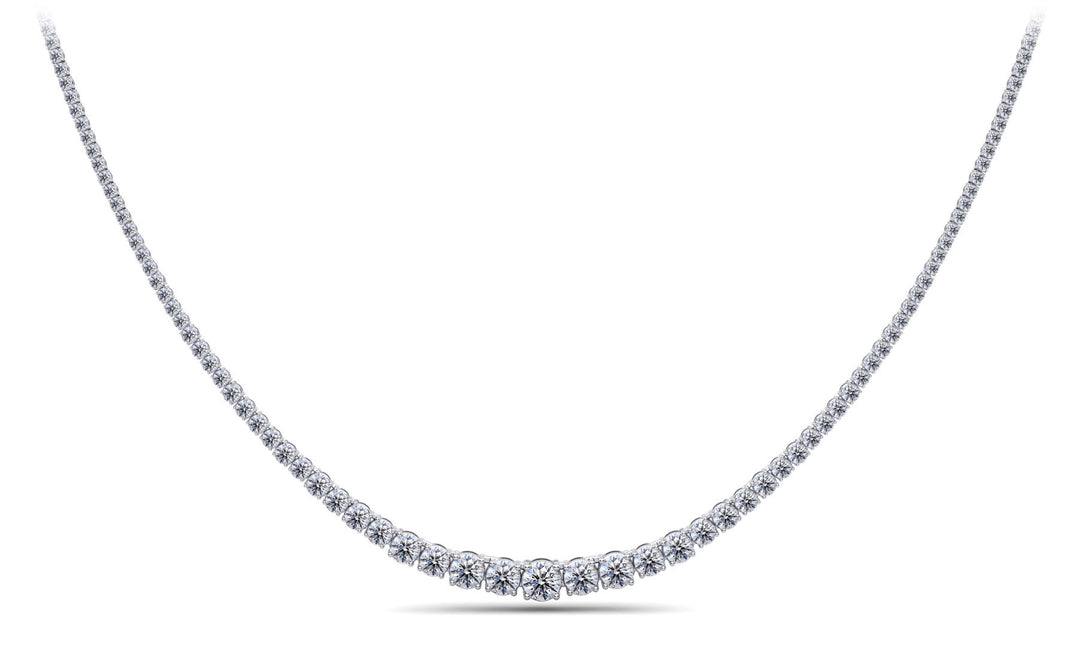 Timeless Graduated Diamond Tennis Necklace