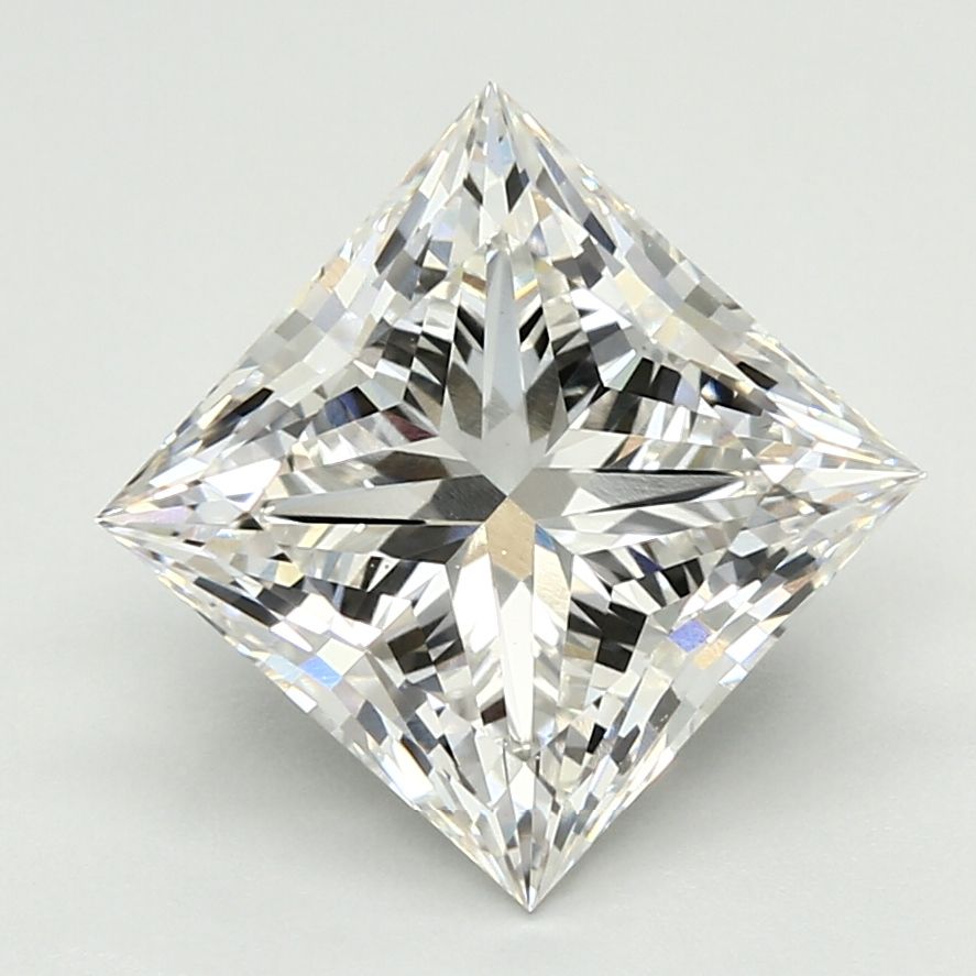 3.28 Carat F-VS1 Princess Lab Created Diamond