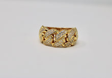 Load image into Gallery viewer, Cuban pave ring
