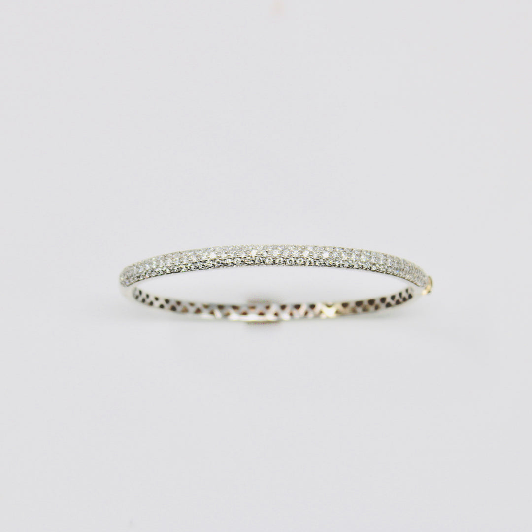 Mini Pave Diamond Bangle