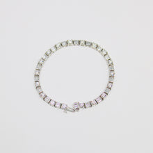 Load image into Gallery viewer, Platinum diamond tennis bracelet
